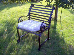 Clear Creek Wrought Iron Chair