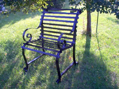 Clear Creek Wrought Iron Chair
