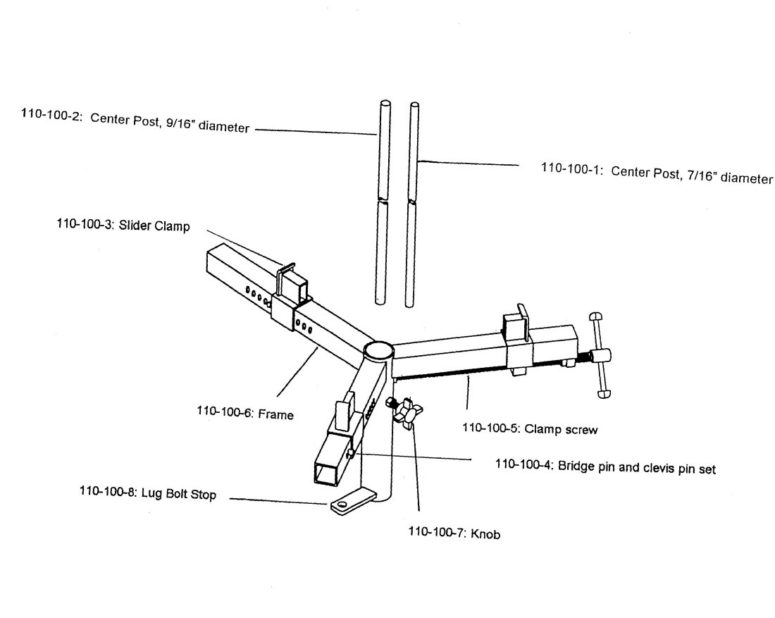 MC110 Wheel Vise